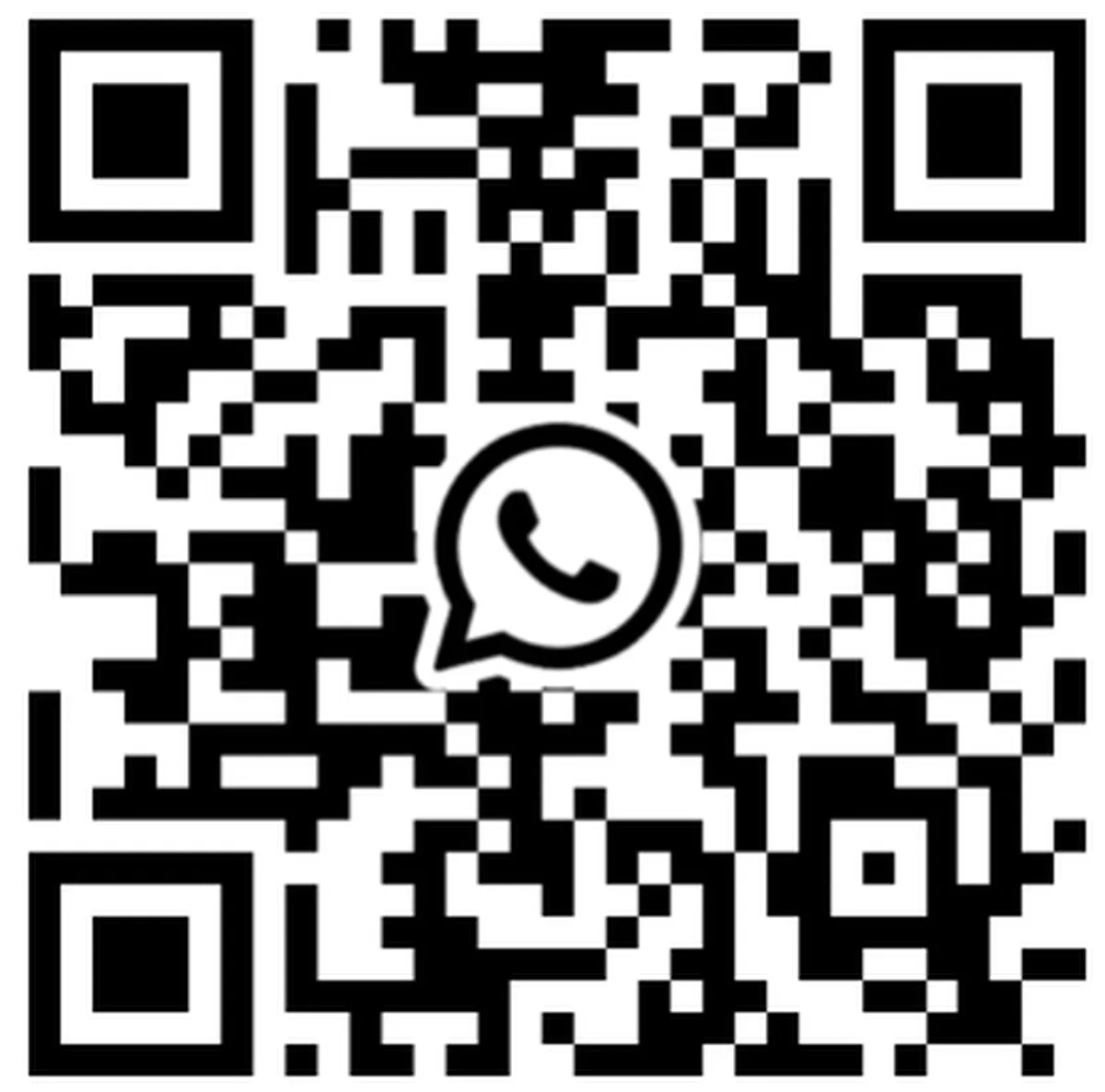 QR Code pour rejoindre le groupe WhatsApp